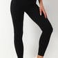 Solid Ribbed High Waist Tummy Control Yoga Pants