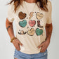 Western Fashion Valentine Graphic T-shirt