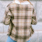 Winter Sherpa Lined Plaid Shacket with Chest Pockets