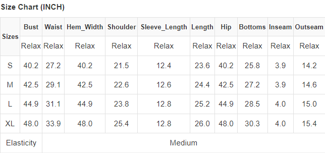 Color Block Quilted 3/4 Sleeve Top and Shorts Set