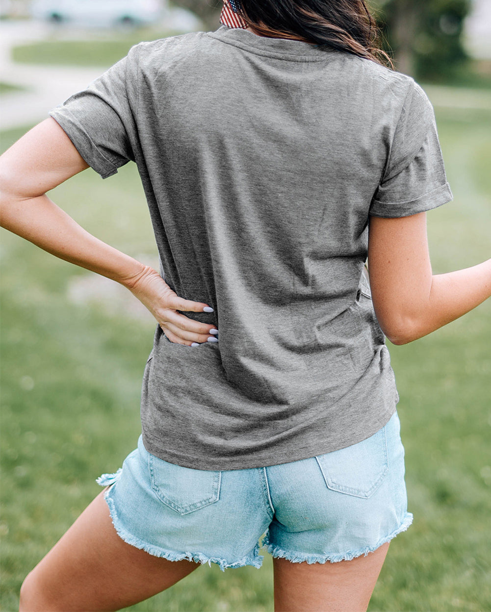 Easter Egg HOPPY Chenille Patched Pattern T Shirt