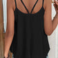 Eyelet Strappy Scoop-Neck Tank Top