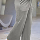 Plus Size Pocketed Wide Leg Pants
