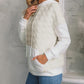 Drop Shoulder Quilted Patchwork Kangaroo Pocket Hoodie