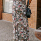 Floral Print High Waist Maxi Skirt