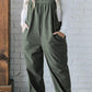 Plus Size Corduroy Pocketed Wide Leg Overall