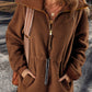 Half Zip Fleece Pullover Sweatshirt