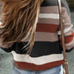 Classic Round Neck Colorblock Knit Sweater