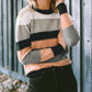 Striped Color Block Casual Sweater