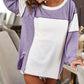 Exposed Seam Color Block Patchwork Top