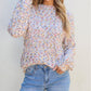 Confetti Knit Popcorn Sweater Top