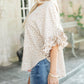 Dolman Ruffled Sleeve Loose Blouse