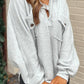 Exposed Seam Double Chest Pocket Sweatshirt