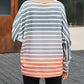 Gradient Chest Pocket Long Sleeve Top