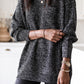 Glittering Long Sleeve Tunic Sweater