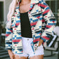 Aztec Print Button-up Turn Down Collar Shacket