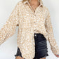 Ribbed Texture Button Up Shirt