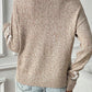 Star Pattern Drop Shoulder Sweater