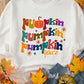 Cute Pumpkin Spice Graphic Thanksgiving Sweatshirt
