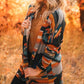 Western Tribal Aztec Print Cardigan