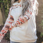 Aztec Print Patchwork Double Hood Hoodie