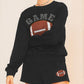 GAME DAY Rugby Football Graphic Pullover and Shorts Casual Outfit