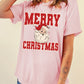 MERRY CHRISTMAS Santa Claus Printed T Shirt