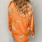 Cheetah Animal Print Button Up Satin Shirt