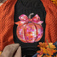 Bow Pumpkin Graphic Crewneck Thanksgiving T Shirt