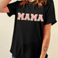 MAMA Chenille Graphic Tee