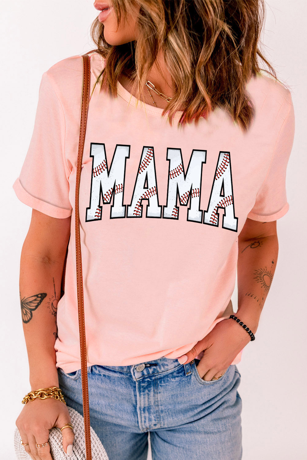 Rugby MAMA Graphic Cuffed T-shirt