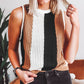 Stripe Color Block Sleeveless Knitted Sweater Vest