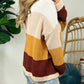 Multicolor Colorblock Striped Sweater