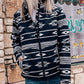 Western Aztec Print Zipped Jacket