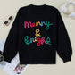 Colorful Merry & Bright Tinsel Graphic Sweater