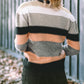 Striped Color Block Casual Sweater