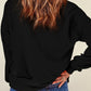 Rhinestone Decor Bowknot Graphic Pullover Sweatshirt