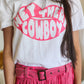 Round Neck HEY THERE COWBOY Graphic Tee