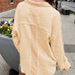 Long Sleeve Flap Pocket Henley Top