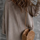Slouchy Dolman Sleeve High Low Sweater