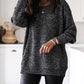 Glittering Long Sleeve Tunic Sweater