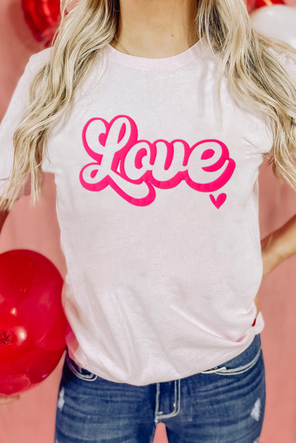 Valentines Fashion Love Graphic T-shirt
