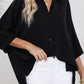 3/4 Puff Sleeve Oversize Shirt