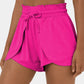 Frilly High Waist Petal Wrap Swim Shorts