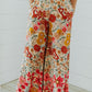 Boho Floral Smocked Waist Super Loose Pants