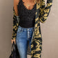 Print Long Cardigan