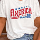 AMERICA THE BEAUTIFUL Star Print Graphic T Shirt