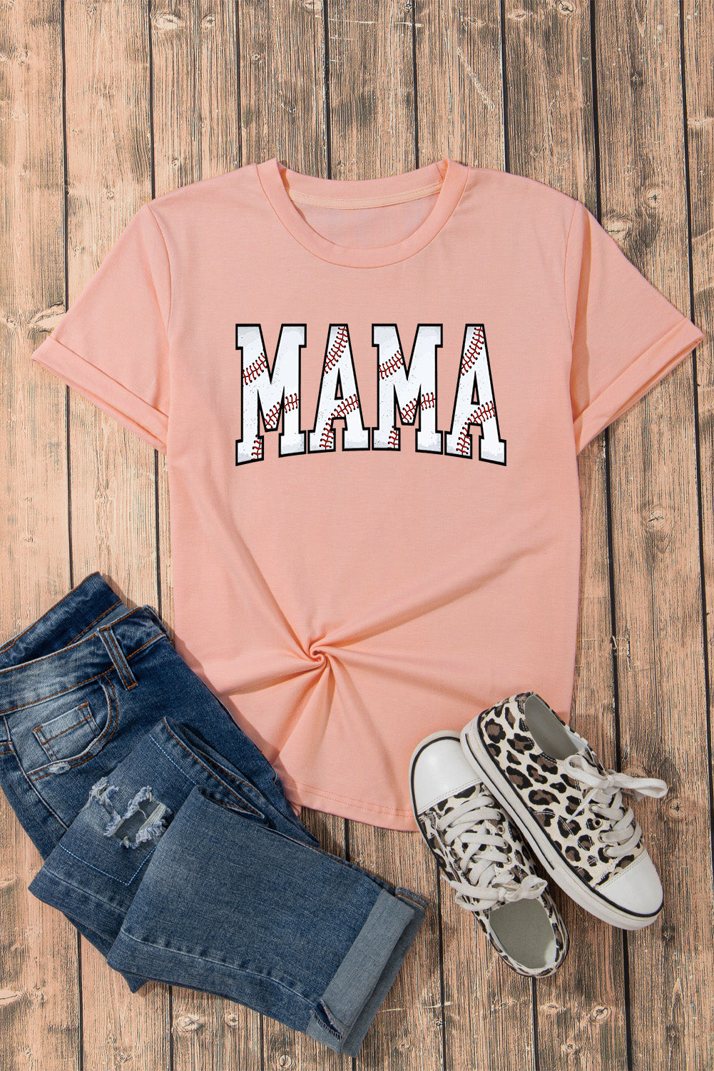 Rugby MAMA Graphic Cuffed T-shirt