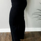 Exposed Seam Straight Leg Plus Size Pants
