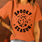 SPOOKY SEASON Ghost Print Crew Neck Halloween Tee